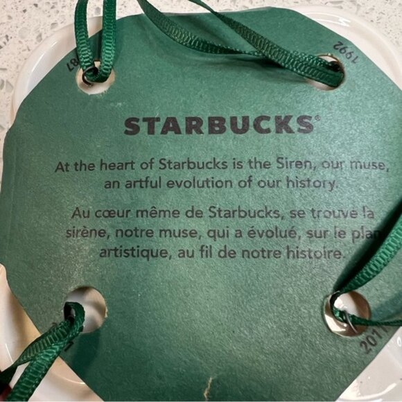 STARBUCKS 2016 Through the Years Ceramic 2.5 ornaments |1971,1987, 1992, 2011 - Picture 5 of 15